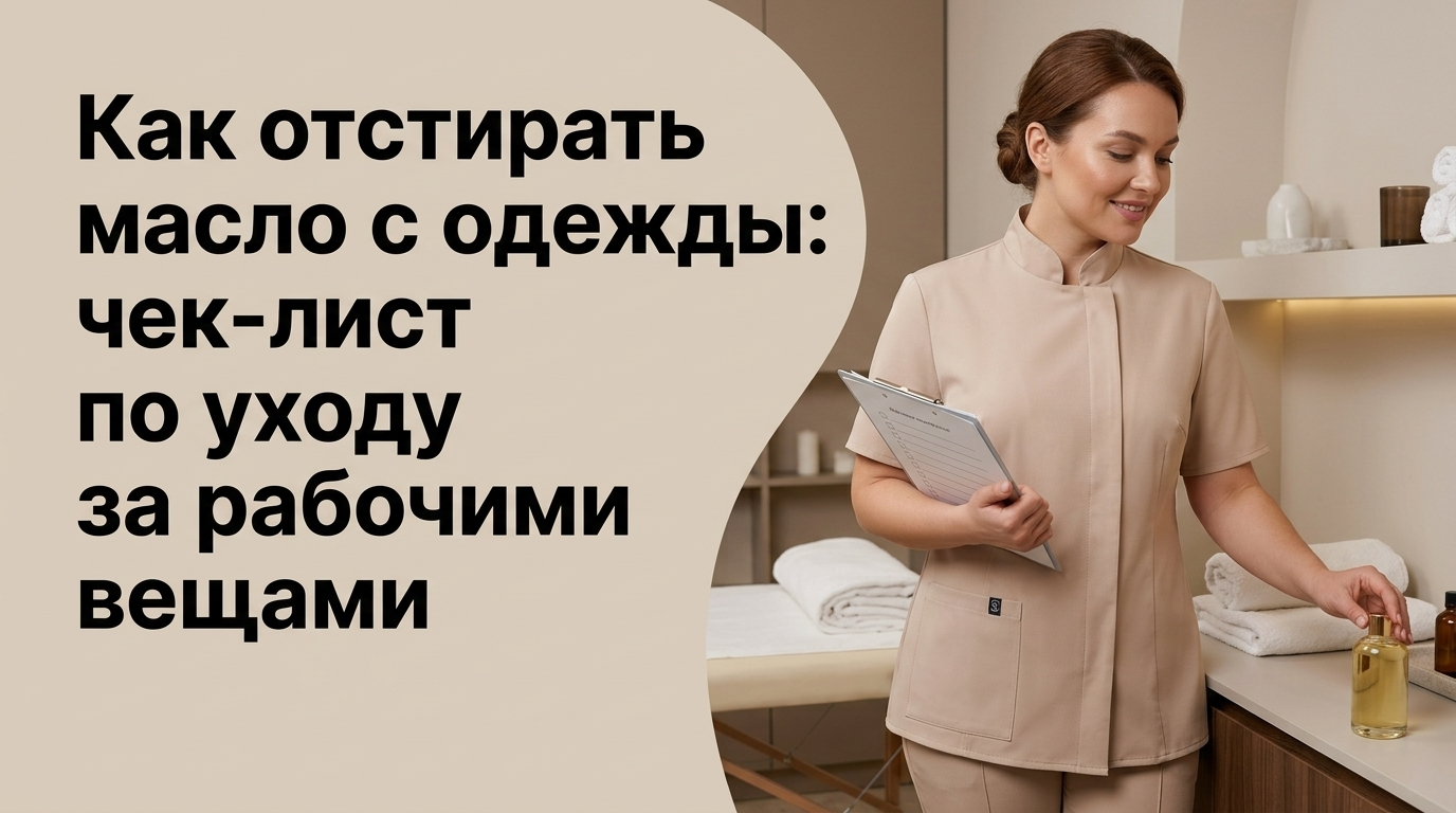 Инструкция и чек-лист как быстро отстирать машинное масло с рабочей одежды