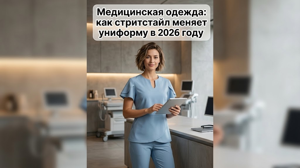 Медицинская одежда в стиле стритстайл 2026 года