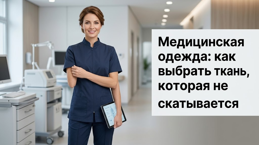 Медицинская одежда с тканью, не скатывающейся при носке