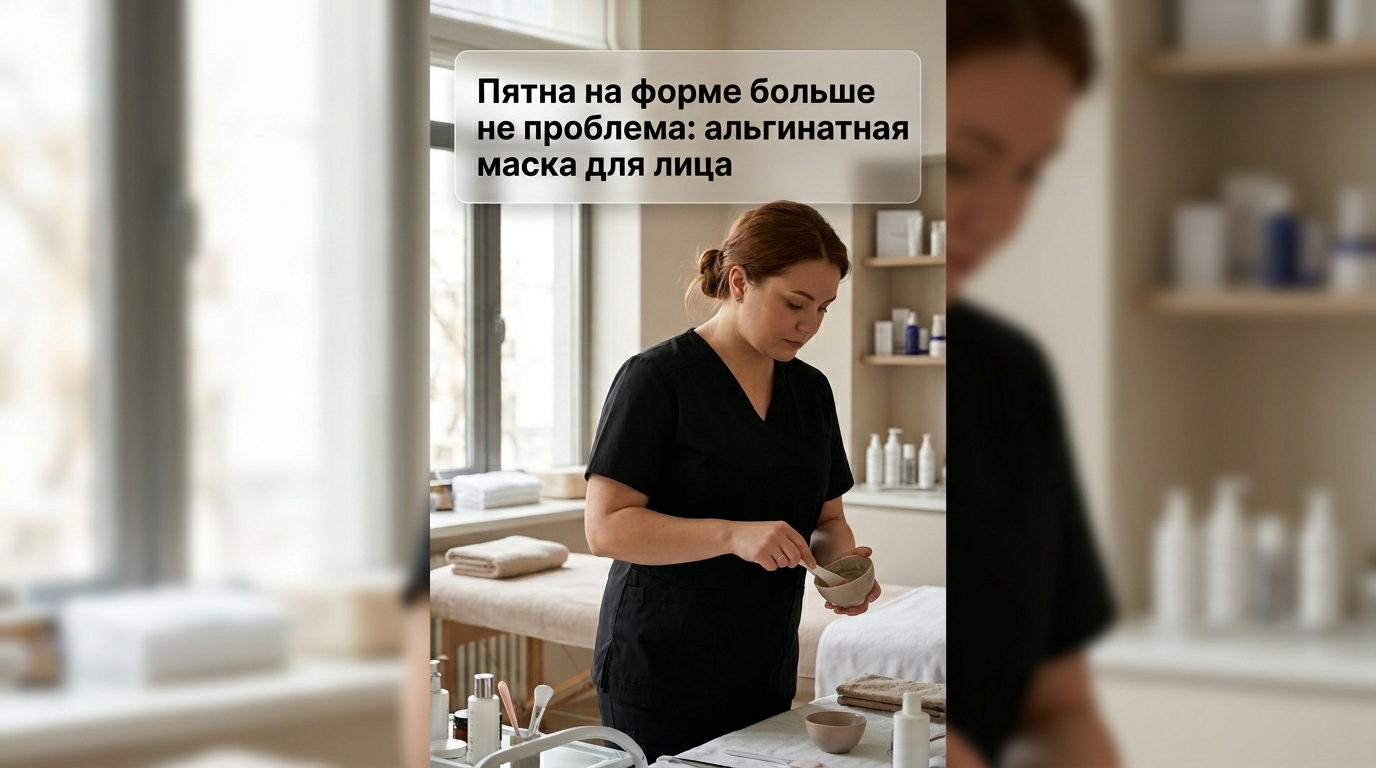 Альгинатная маска для лица помогает уменьшить пятна и улучшить состояние кожи