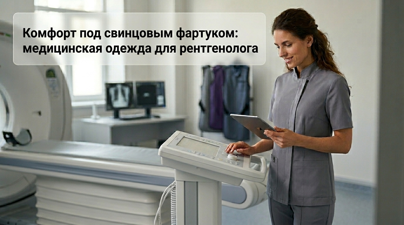Медицинская одежда для рентгенолога, обеспечивающая комфорт и удобство во время работы под свинцовым фартуком