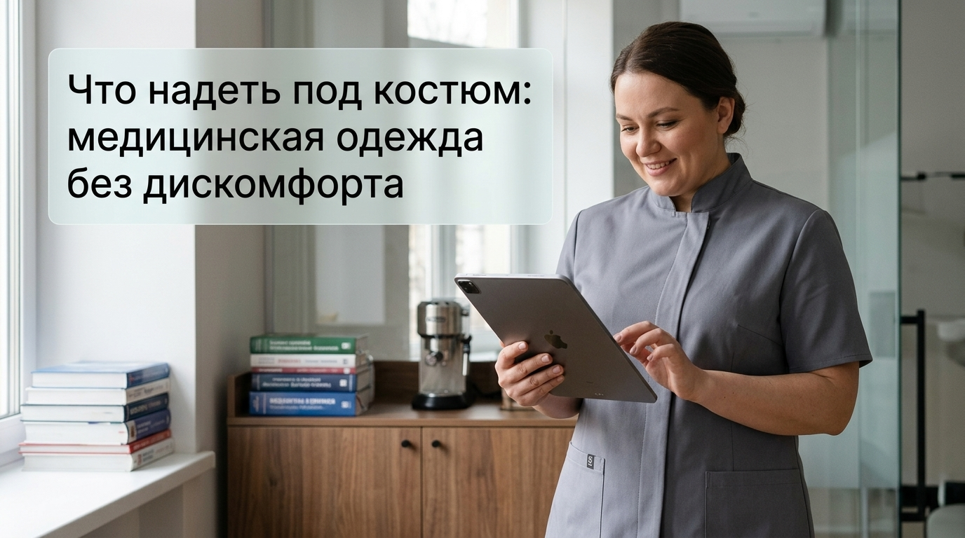 Медицинская одежда под костюм без дискомфорта