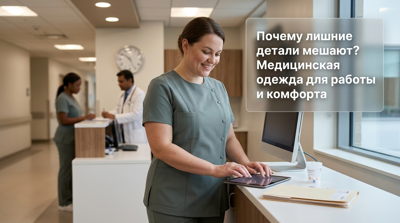 Медицинская одежда для работы и комфорта без лишних деталей