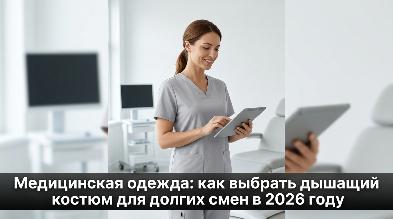 Дышащий медицинский костюм для долгих смен: выбор удобной и практичной формы в 2026 году