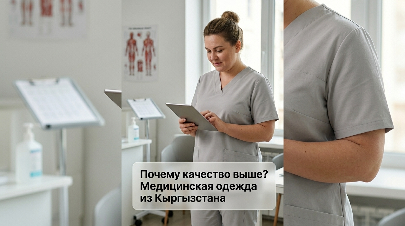 Медицинская одежда из Кыргызстана с акцентом на высокое качество