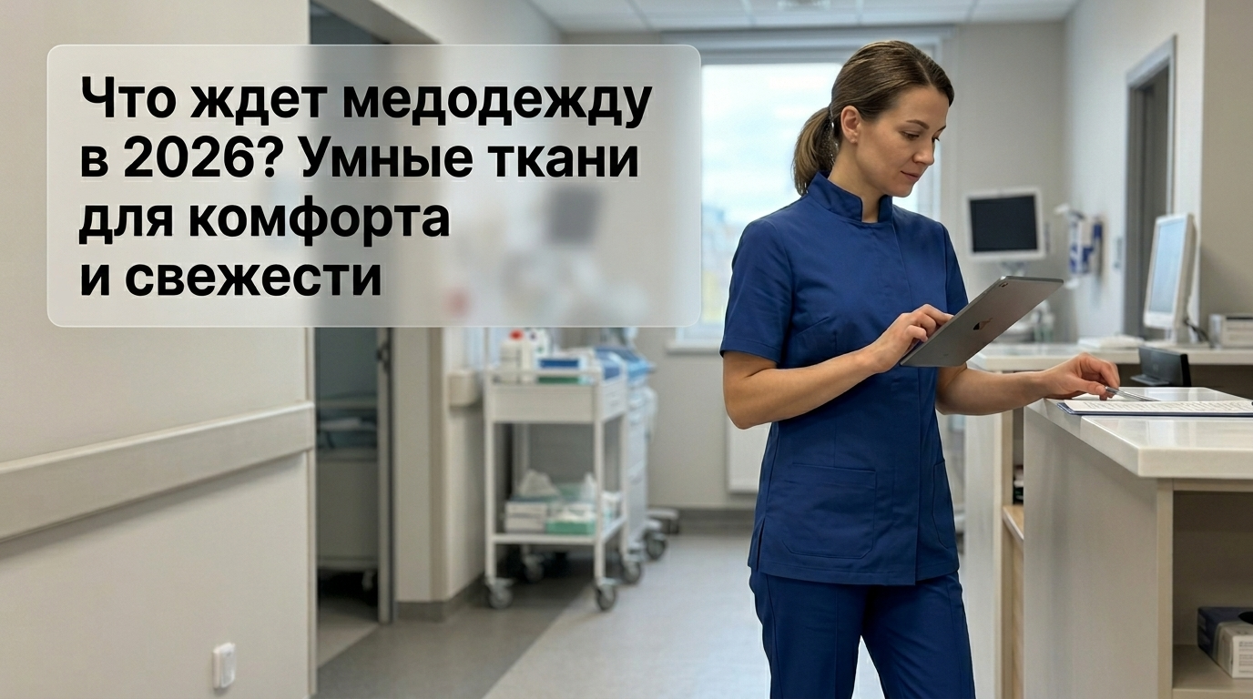 Медицинская одежда 2026 года с умными тканями для комфорта, свежести и удобства в работе
