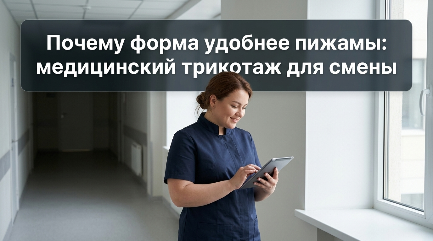 Медицинский трикотаж для смены, удобная форма вместо пижамы