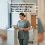 Медицинская одежда больших размеров без лишнего объёма