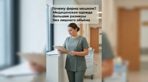 Медицинская одежда больших размеров без лишнего объёма