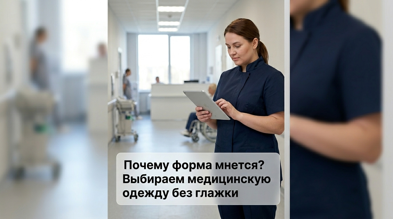 Медицинская одежда, которая не мнется и не требует глажки