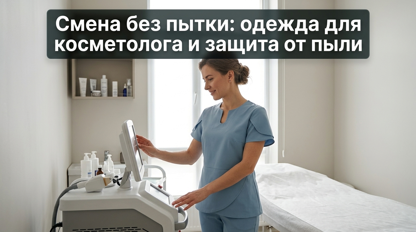 Одежда для косметолога и защита от пыли для комфортной работы