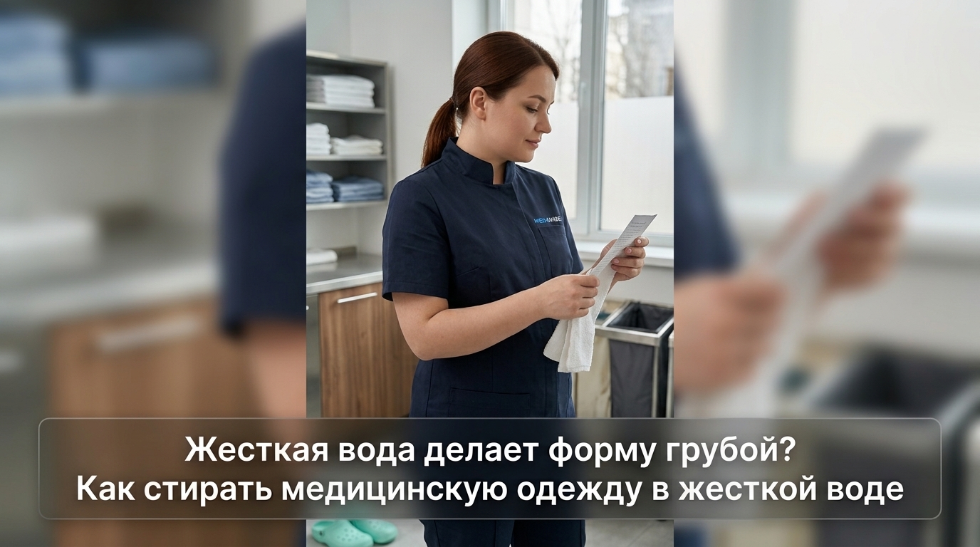 Медицинская одежда и стирка в жесткой воде с советами по уходу