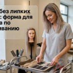 Форма для мастера по наращиванию волос для удобной работы без липких прядей