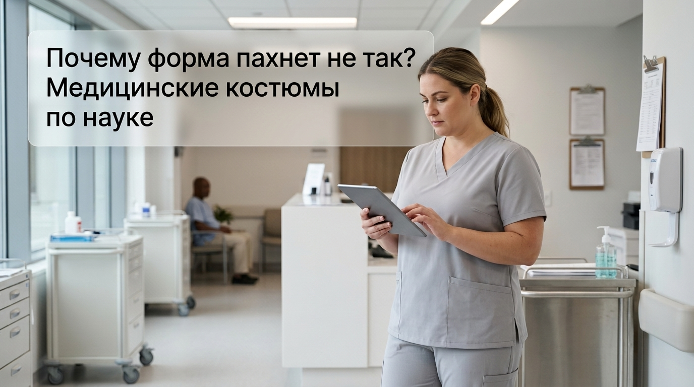 Медицинские костюмы с серебром, уменьшающие неприятный запах формы по научному принципу