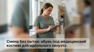 Подбор обуви под медицинский костюм для создания аккуратного и идеального силуэта