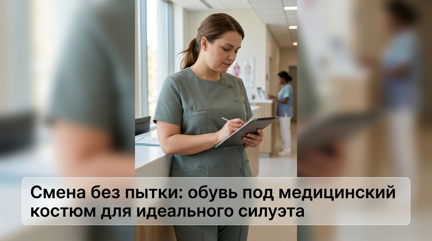 Подбор обуви под медицинский костюм для создания аккуратного и идеального силуэта