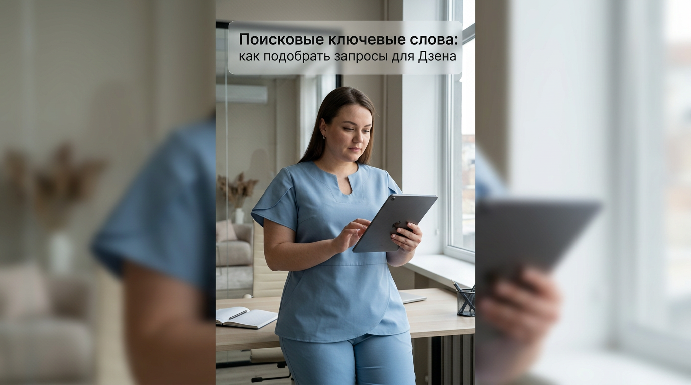 Подбор поисковых ключевых слов и запросов для публикаций в Дзене