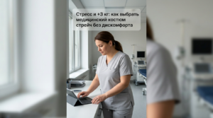 Как выбрать медицинский костюм стрейч без дискомфорта при стрессе и наборе веса на 3 кг