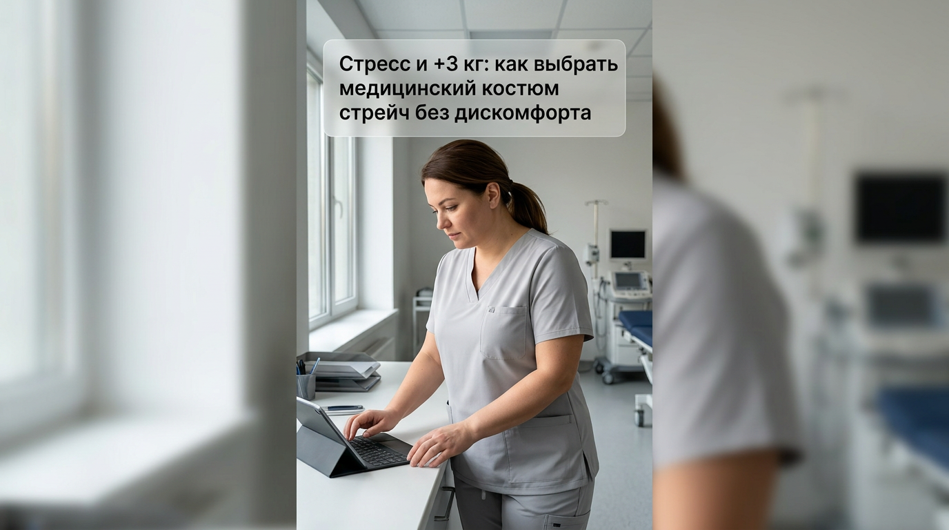 Как выбрать медицинский костюм стрейч без дискомфорта при стрессе и наборе веса на 3 кг