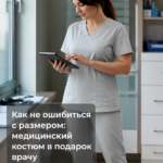Медицинский костюм в подарок врачу с советами по выбору правильного размера