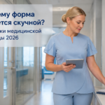 Современная медицинская форма 2026 года с новыми дизайнерскими решениями, удобным кроем и стильными деталями
