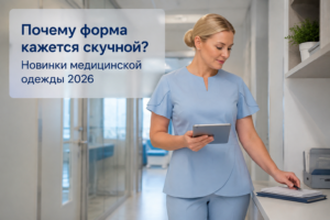 Современная медицинская форма 2026 года с новыми дизайнерскими решениями, удобным кроем и стильными деталями